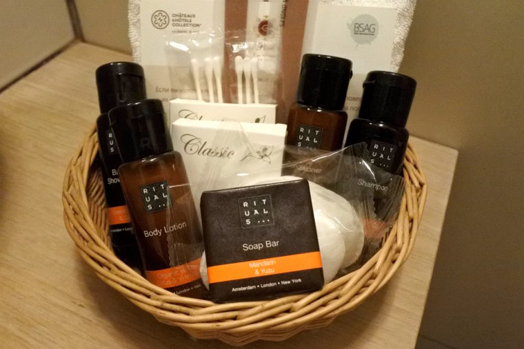 rituals products hotel